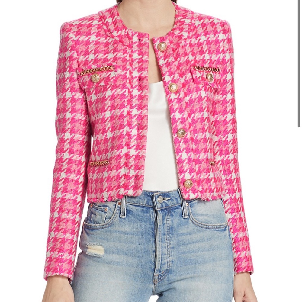 Generation Love ❤️ Kristen Pink Tweed Blazer